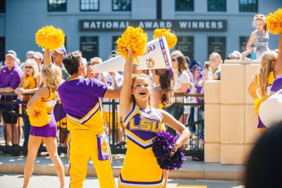 LSU Tigers cheerleaders