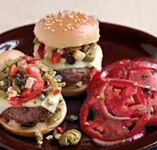 Grilled Muffuletta Sliders