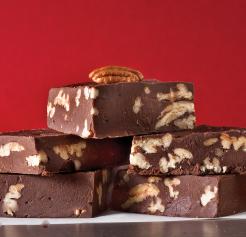 Dark Chocolate Praline Fudge