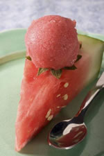 Watermelon Strawberry Sorbet